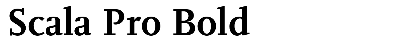 Scala Pro Bold